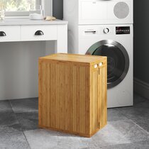 Details about   3 Bag Laundry Sorter Hamper Bamboo Large Clothes Basket Storage Bathroom Washing 
