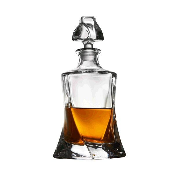 Whiskey Bottle Decanter Lead-free Glass Wine Bottle Glass Decanter with a Sealed Stopper-Whiskey Decanter Fit for Whiskey Bourbon Brandy Juice Etc. 
