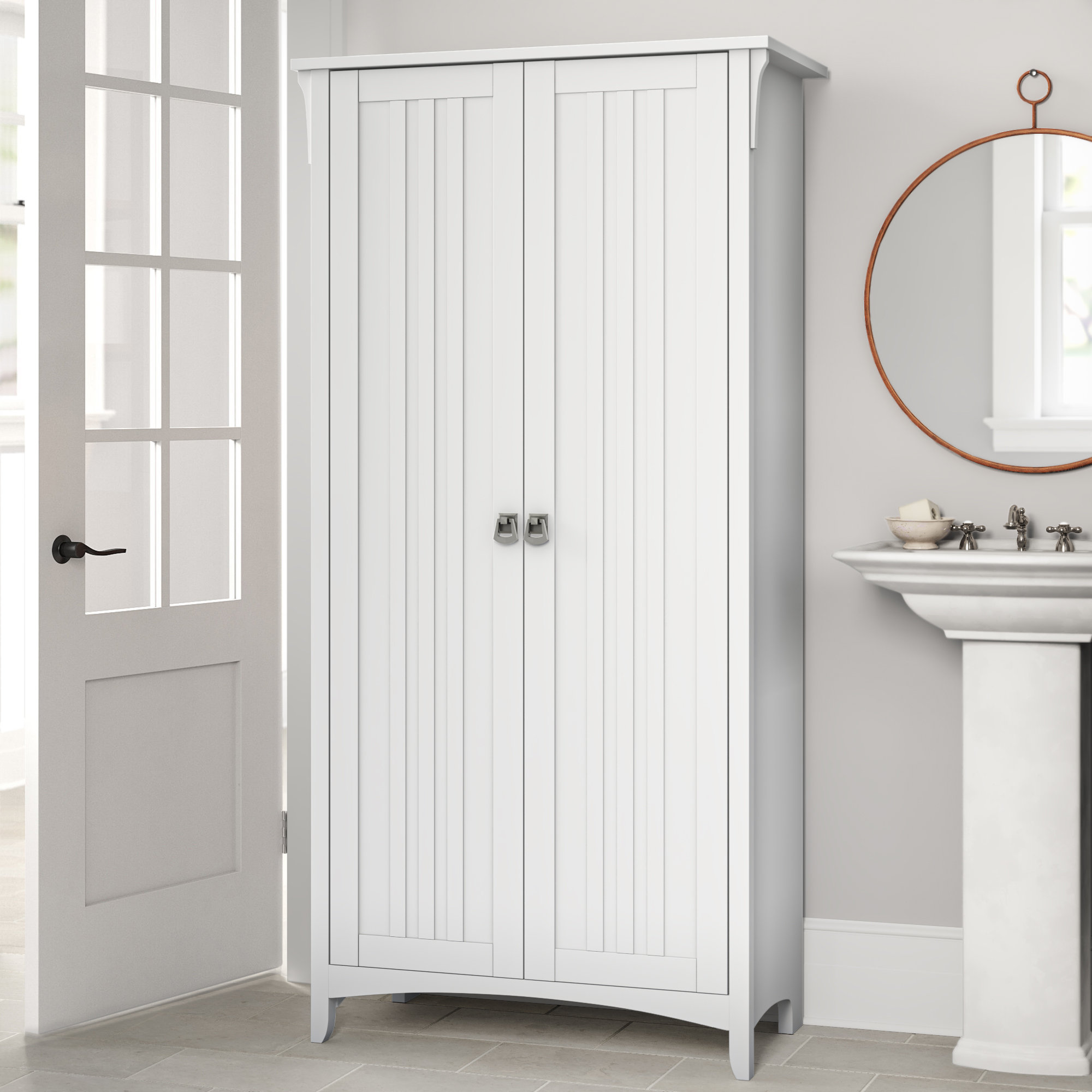 Lark Manor Pernell Freestanding Bathroom & Reviews Wayfair