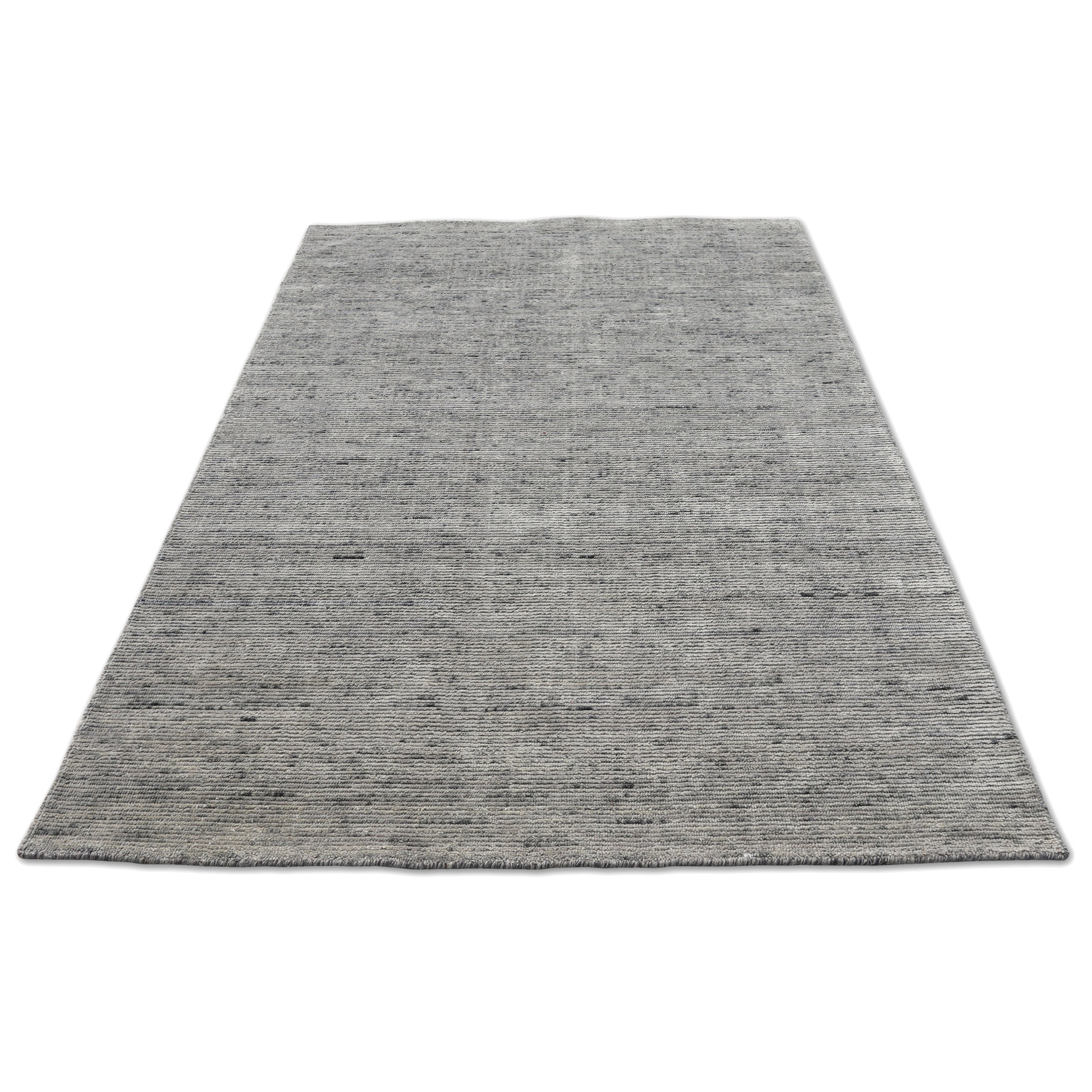 Tufty Home Handmade Flatweave Wool Gray/Black Rug Wayfair