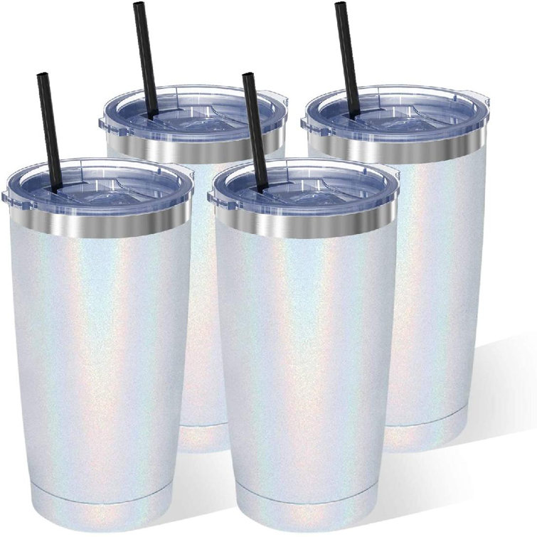 Stainless Steel Vacuum Insulated Tumbler with sliding lid Travel cups 