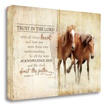 NEW James Lawrence Trust In The Lord Framed Wall Art 3082 
