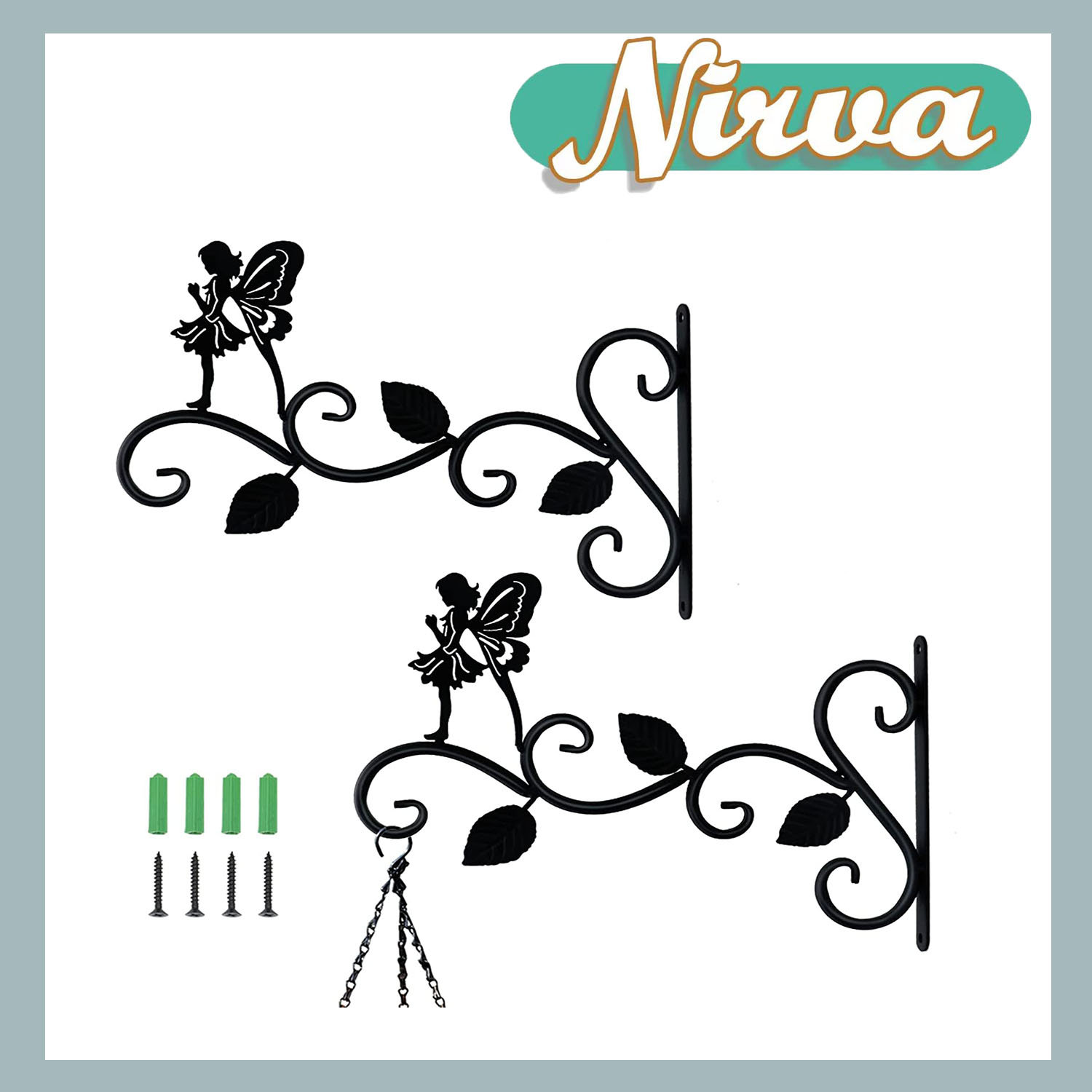 Nirva Vim 2 Piece Bracket Set Wayfair