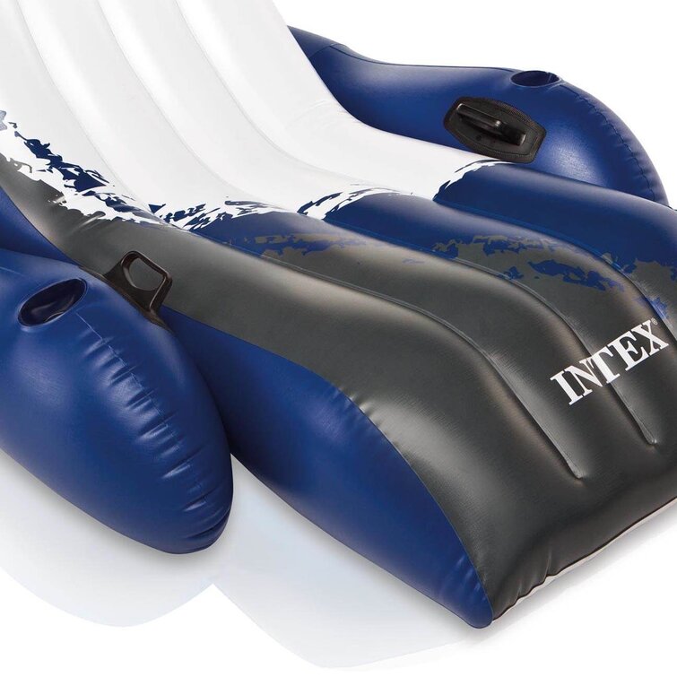 Het koud krijgen Verzoenen Vernauwd Intex Inflatable Floating Pool Recliner Chair with Cup Holders Large  Outdoor & Reviews | Wayfair