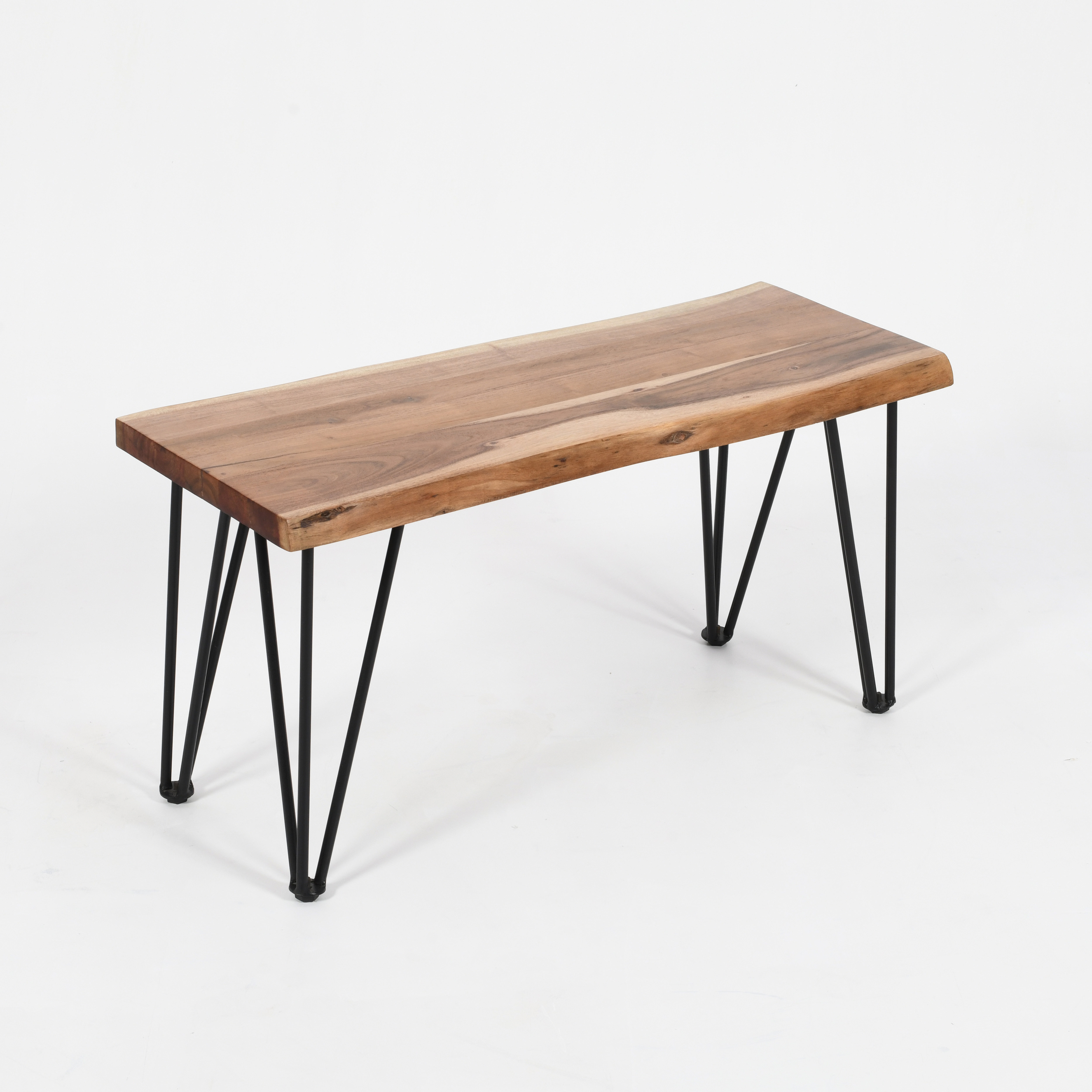 Indus Modern Solid Wood Bench | Wayfair