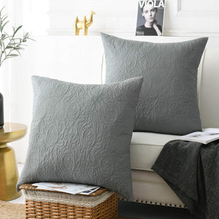 Grey Euro Pillows | Wayfair