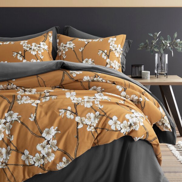 FLORA Printed New 2018 warm look Quilt Duvet Cover and Pillow Case 