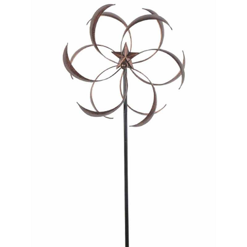 Arlmont & Co. Kyshia Metal Flower Star Garden Stake Wayfair