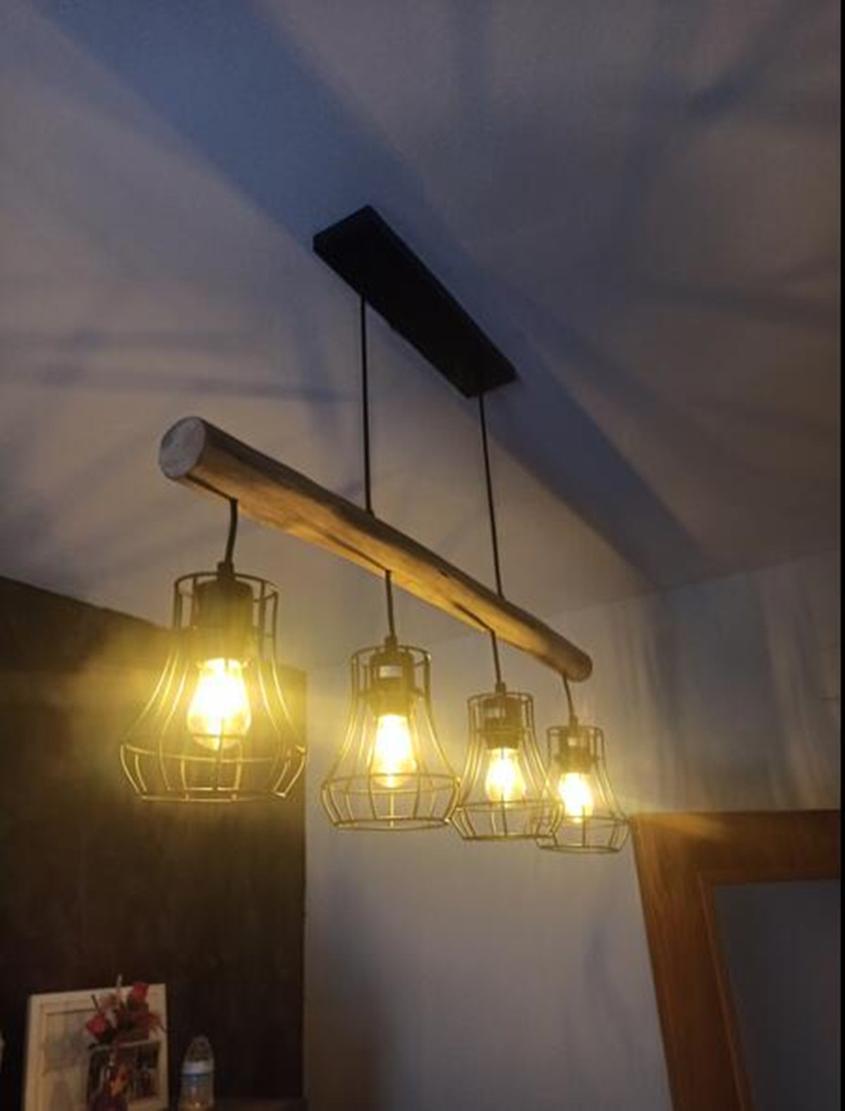 Union Rustic Thiokk 4 Light Kitchen Island Linear Pendant Wayfair.co.uk