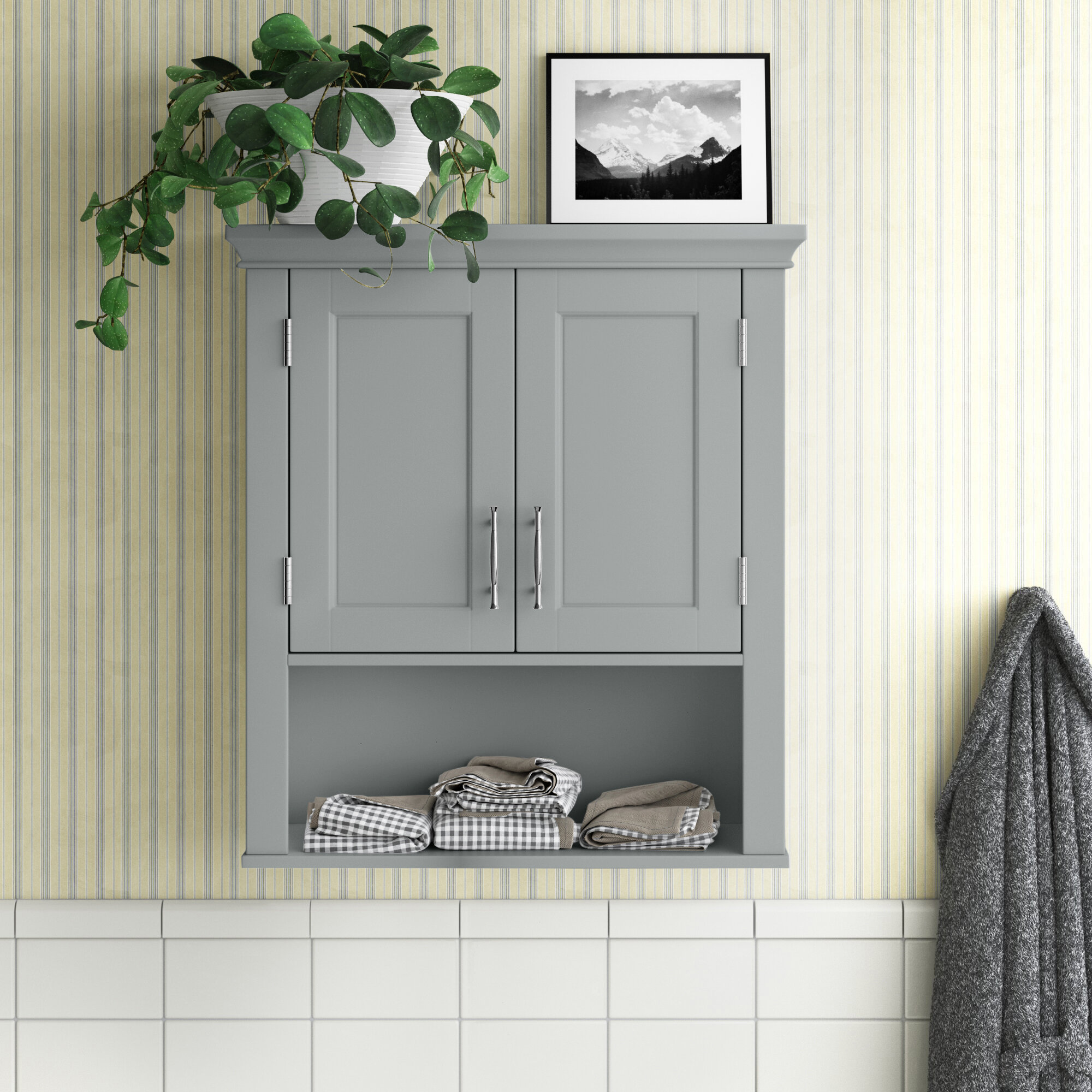 Wayfair | Wall Mounted Bathroom Cabinets