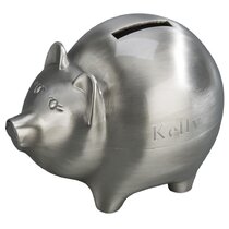 Details about   Metal piggy bank Pig Art bank made out of colman propane tanks recycled metal 