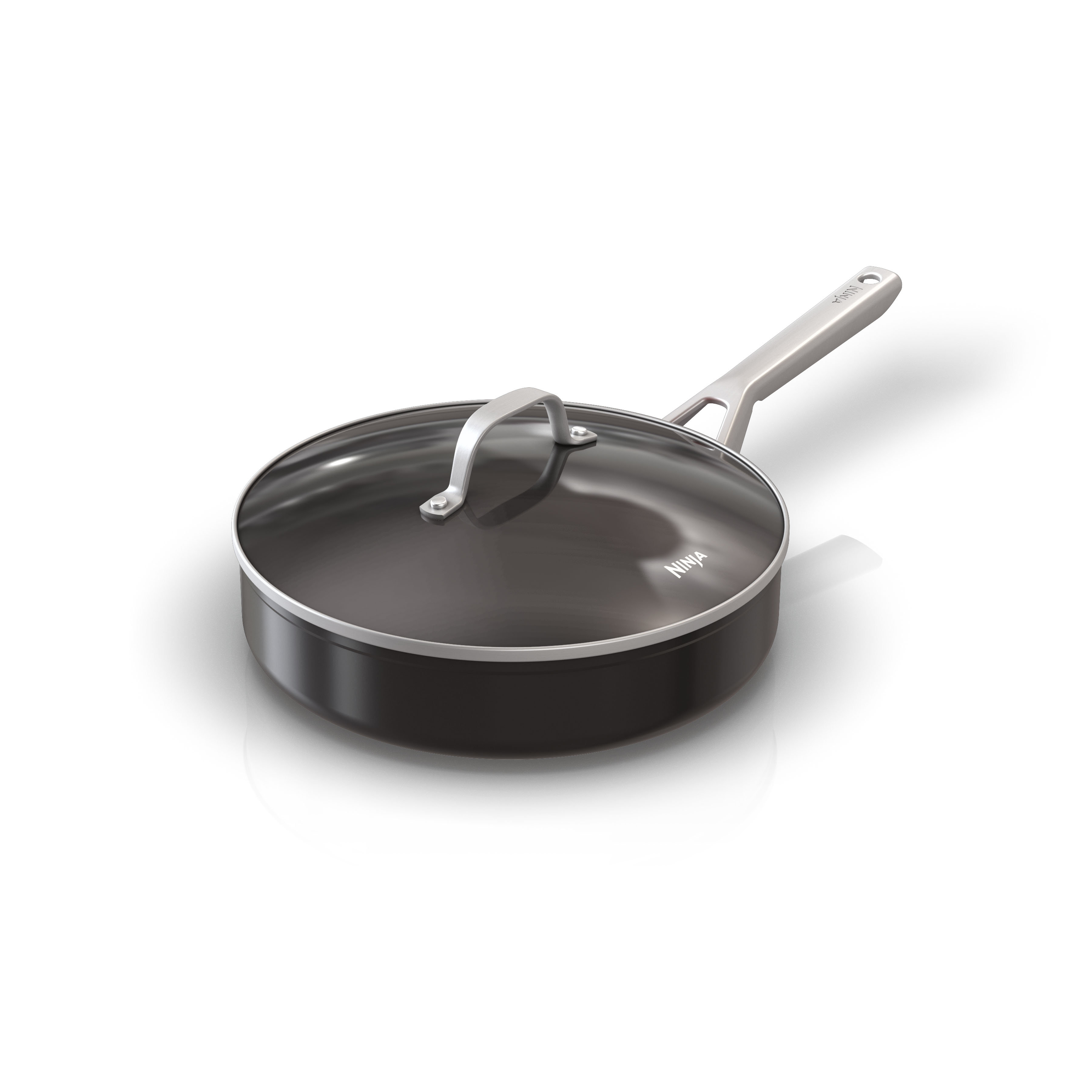 Ninja Foodi Neverstick 3Quart Sauté Pan With Glass Lid & Reviews Wayfair