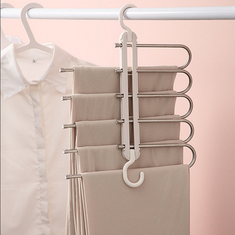 Tidy Non-Slip Flocked Hanger/Holder for Scarves Organiser Wardrobe Hanger 