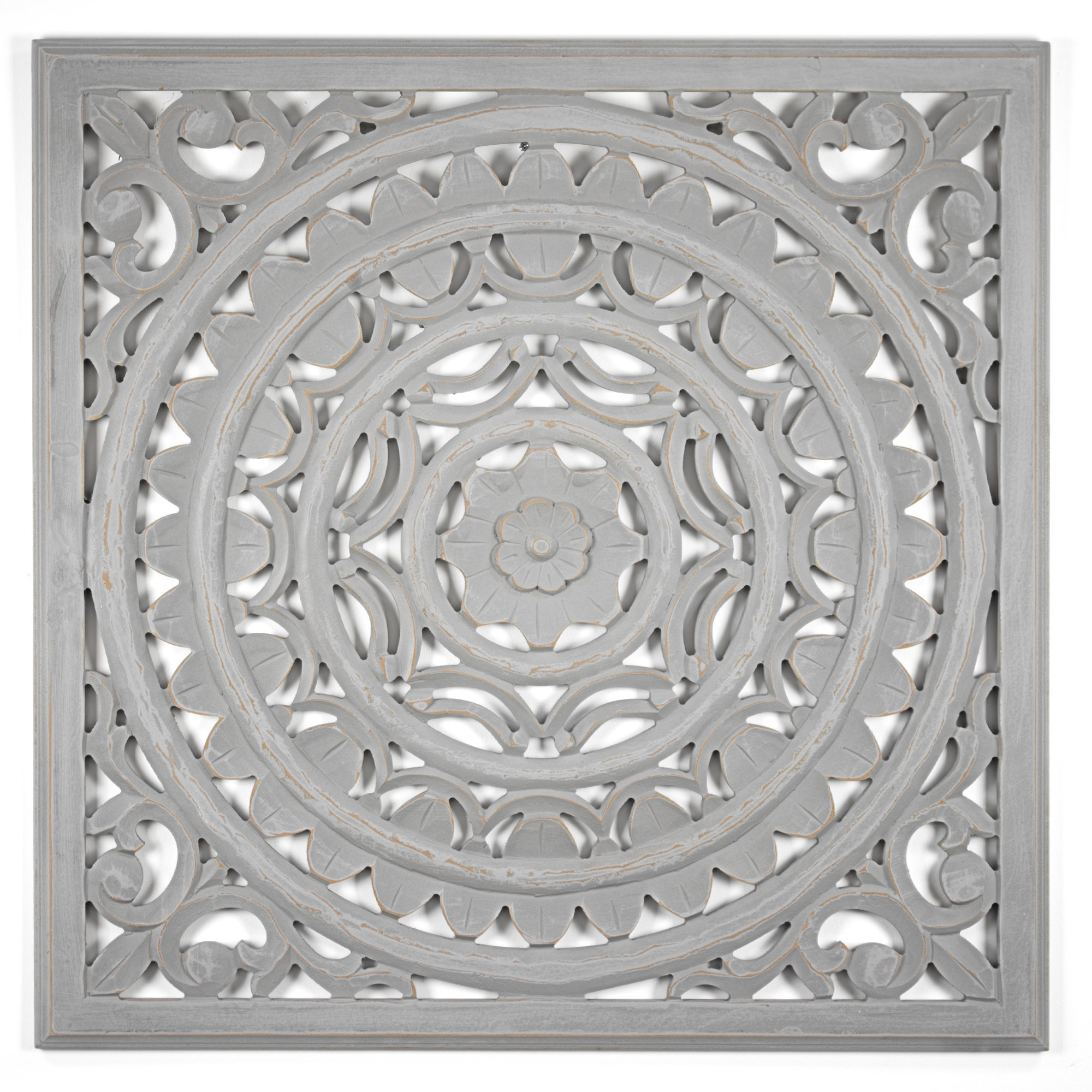 Ophelia & Co. Carved Floral Wood Medallion Wall Décor Wayfair