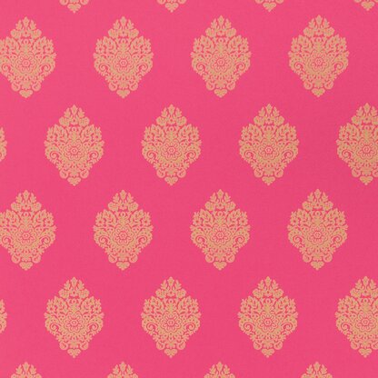 Luxury Pink Damask Wallpaper | Perigold