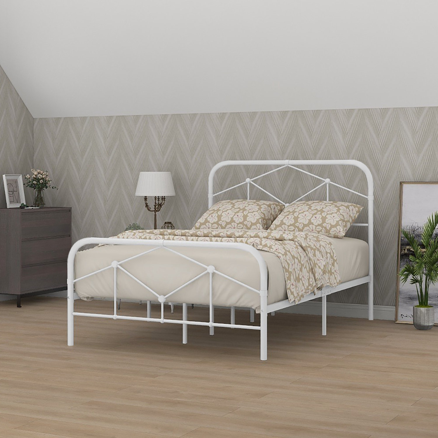 August Grove® Aliyanna Metal Bed Wayfair