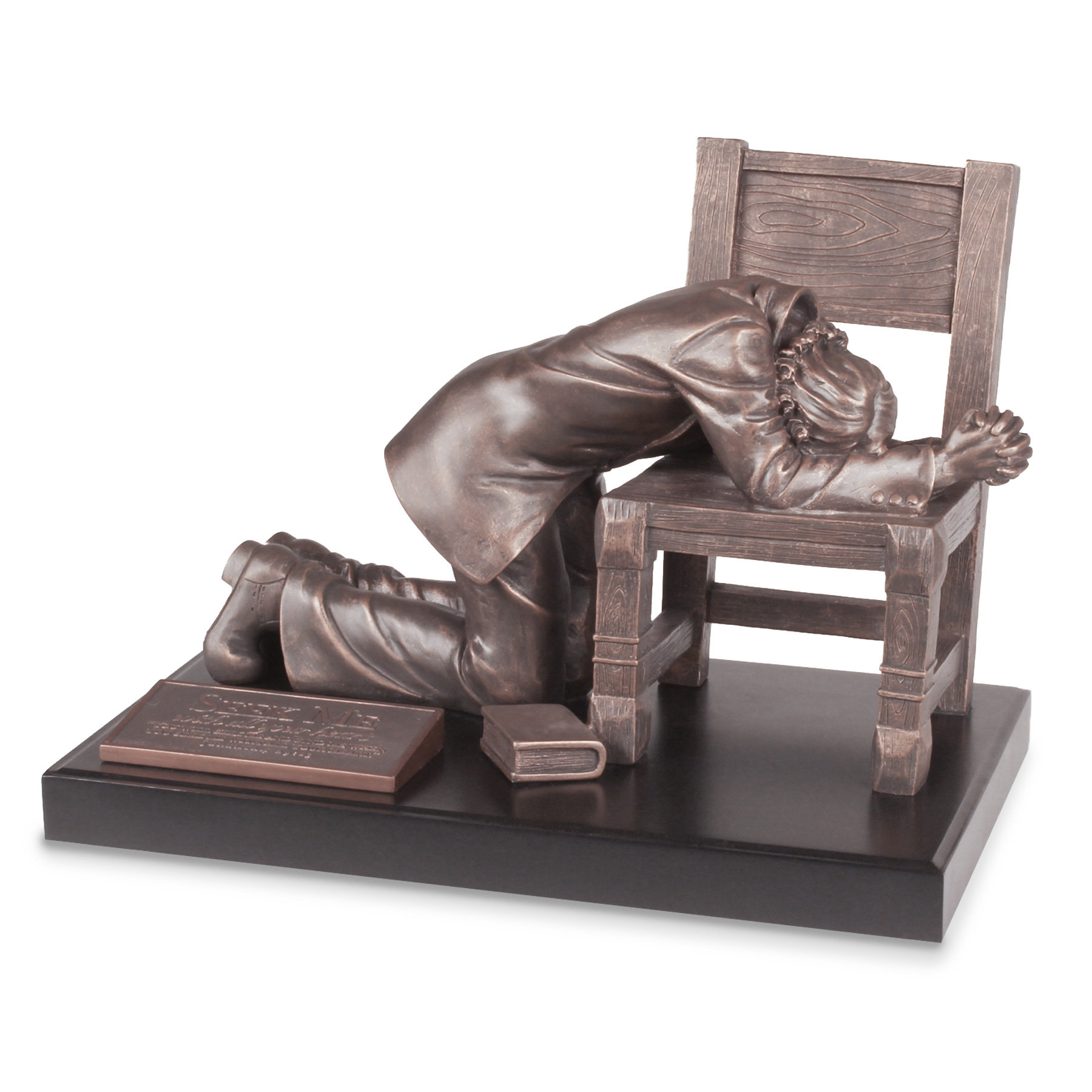 Trinx Ibbo Faith Praying Man Sculpture | Wayfair