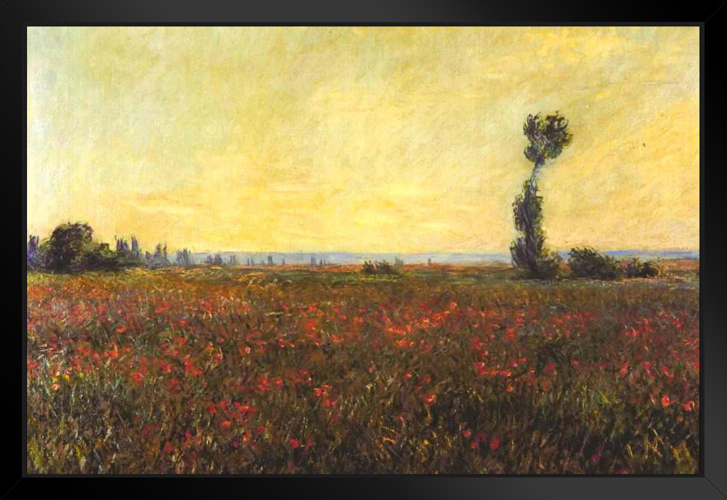 Vault W Artwork Claude Red Poppy Field Impressionist Art Posters