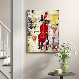 E203 Black White Red Jazz Music Cool Modern Canvas Wall Art Large Picture Prints 