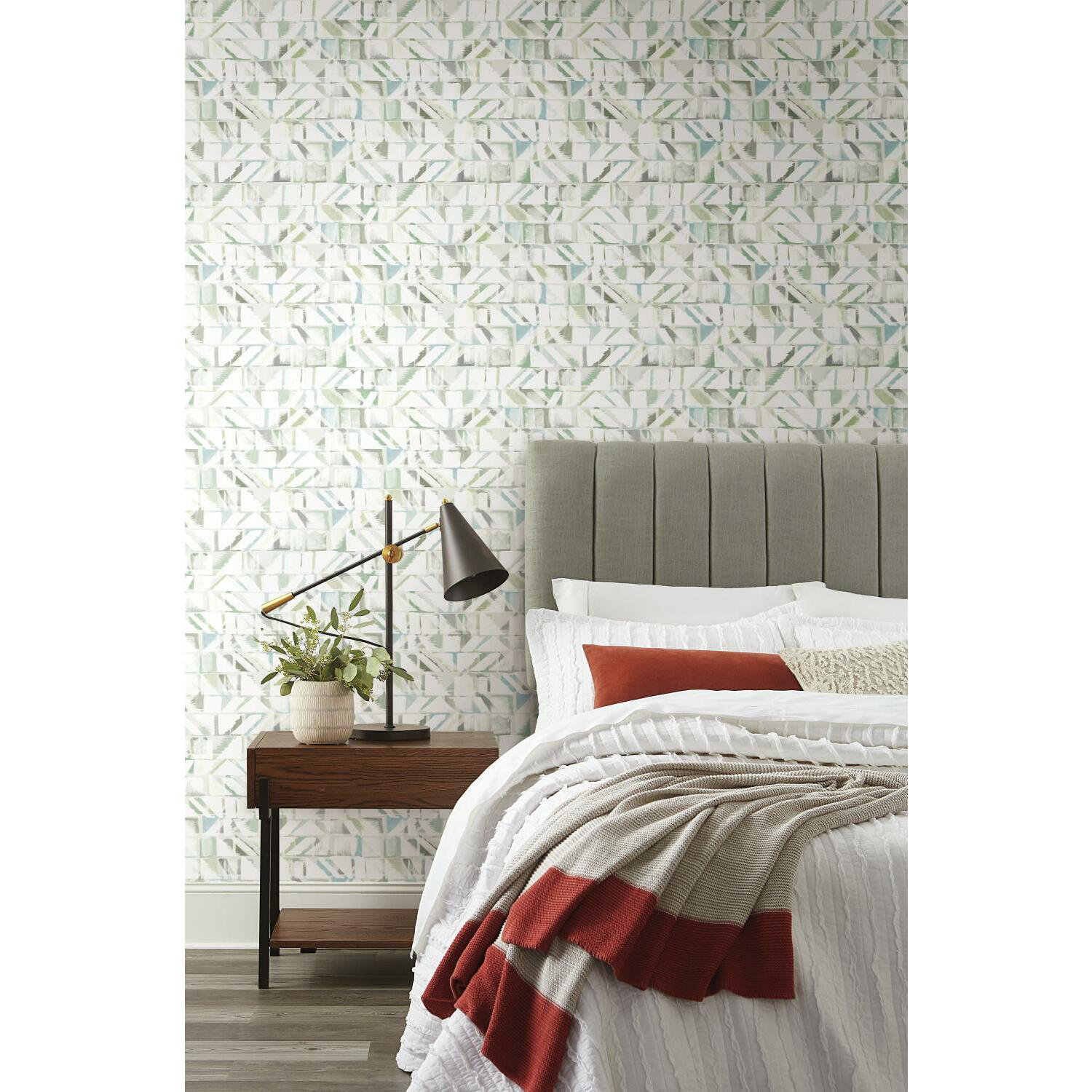 York Wallcoverings Peel & Stick Geometric Wallpaper Wayfair