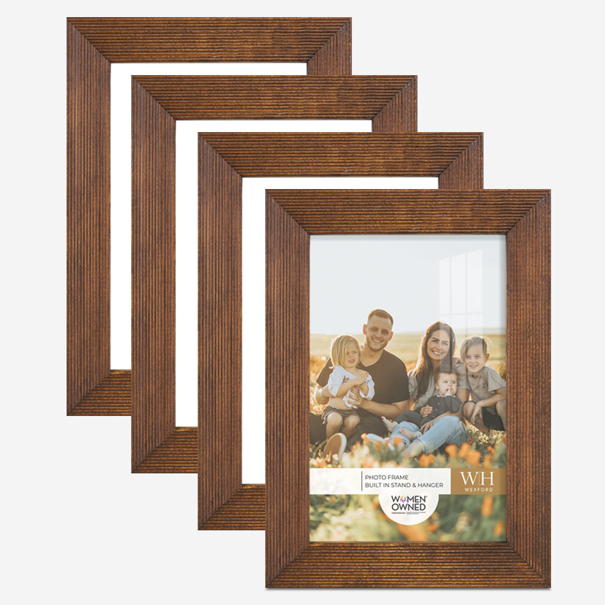 WexfordHome Wood Picture Frame Set of 4 Wayfair