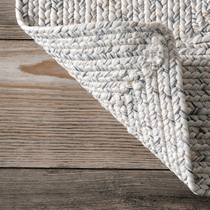 Bennett Hand Braided Ivory Rug at Graig White blog