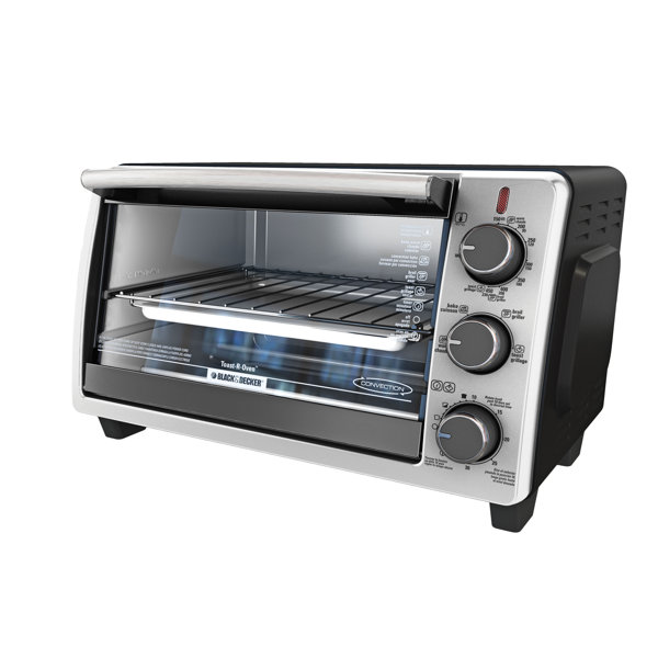 black and decker stainless steel toaster oven
