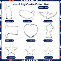 Independence Day Cookie Cutter Set 4th of July America
