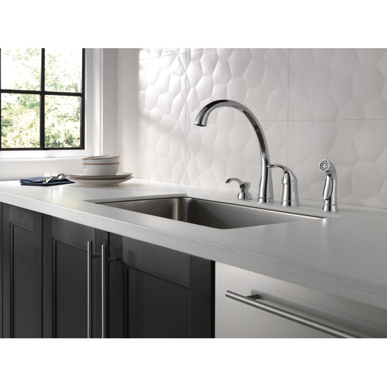 Pilar Single Handle Kitchen Faucet With Accessories