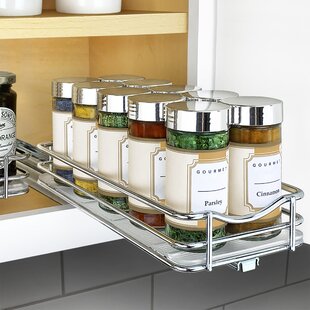 Taylor 5 Tier Spice Jar Rack Kitchen Cupboard Door Wall Storage Organiser Herb Cabinet 