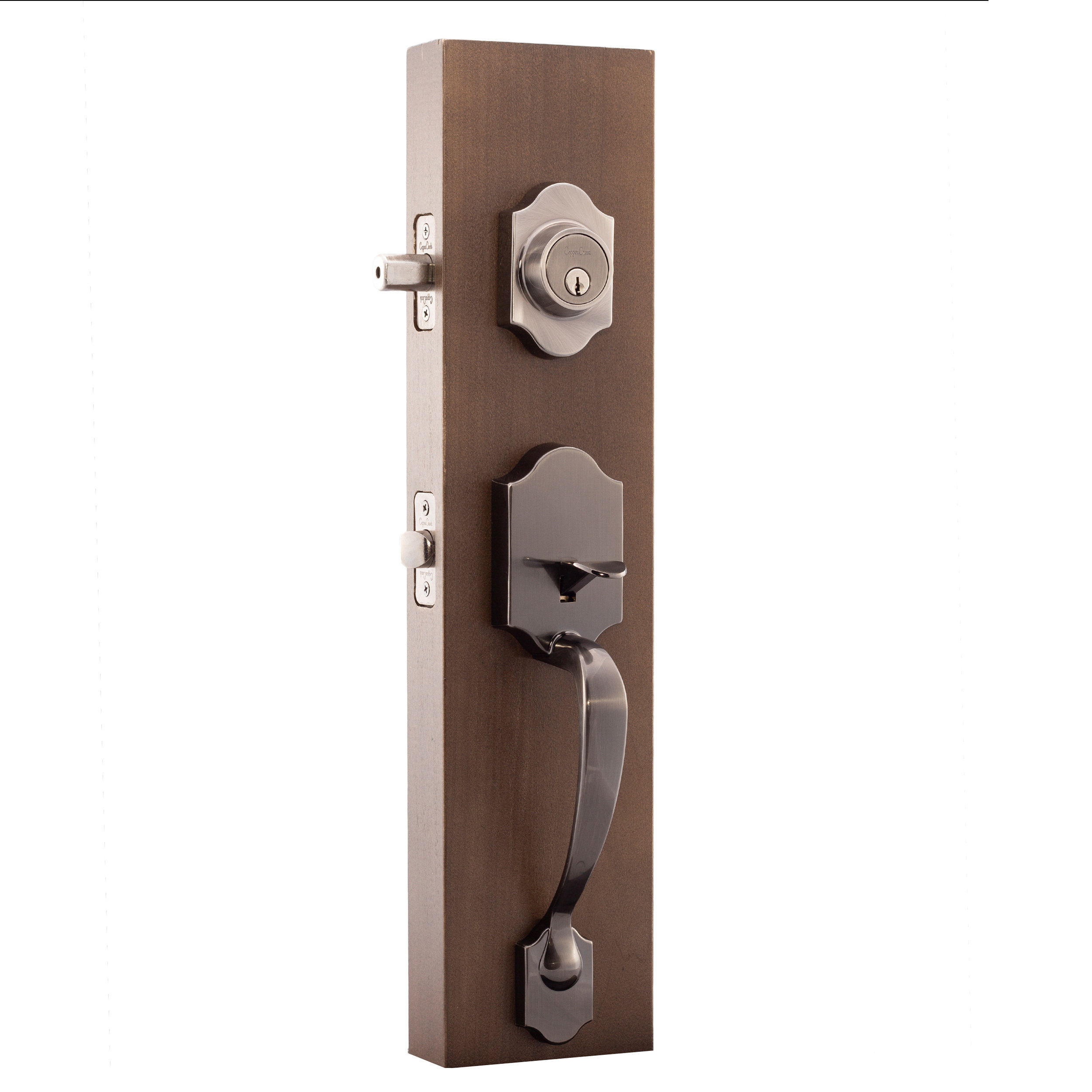 Copper Creek Heritage Handleset Deadbolt and Copper Creek Door Knob and