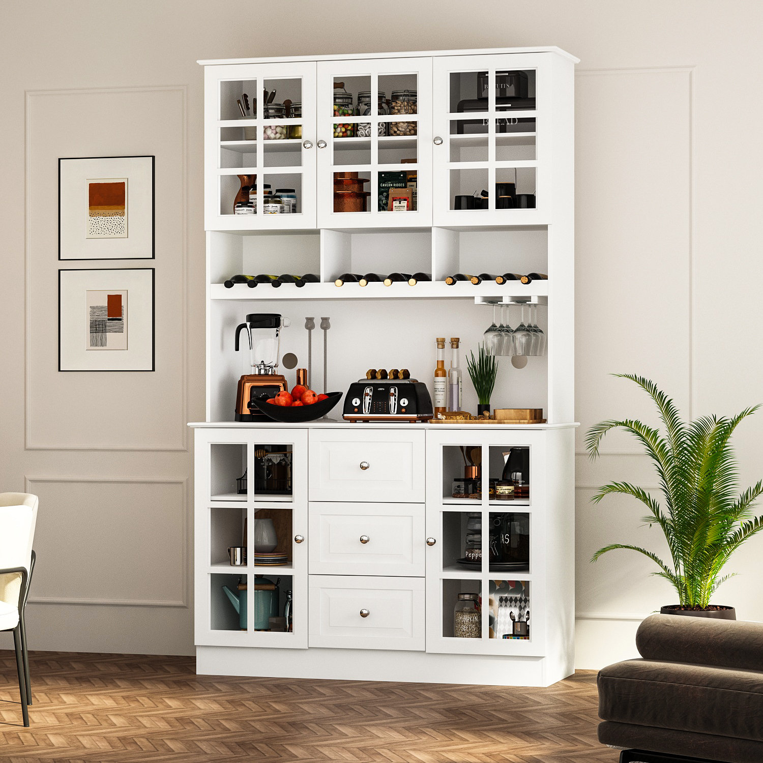 Red Barrel Studio® 79" Kitchen Pantry Wayfair