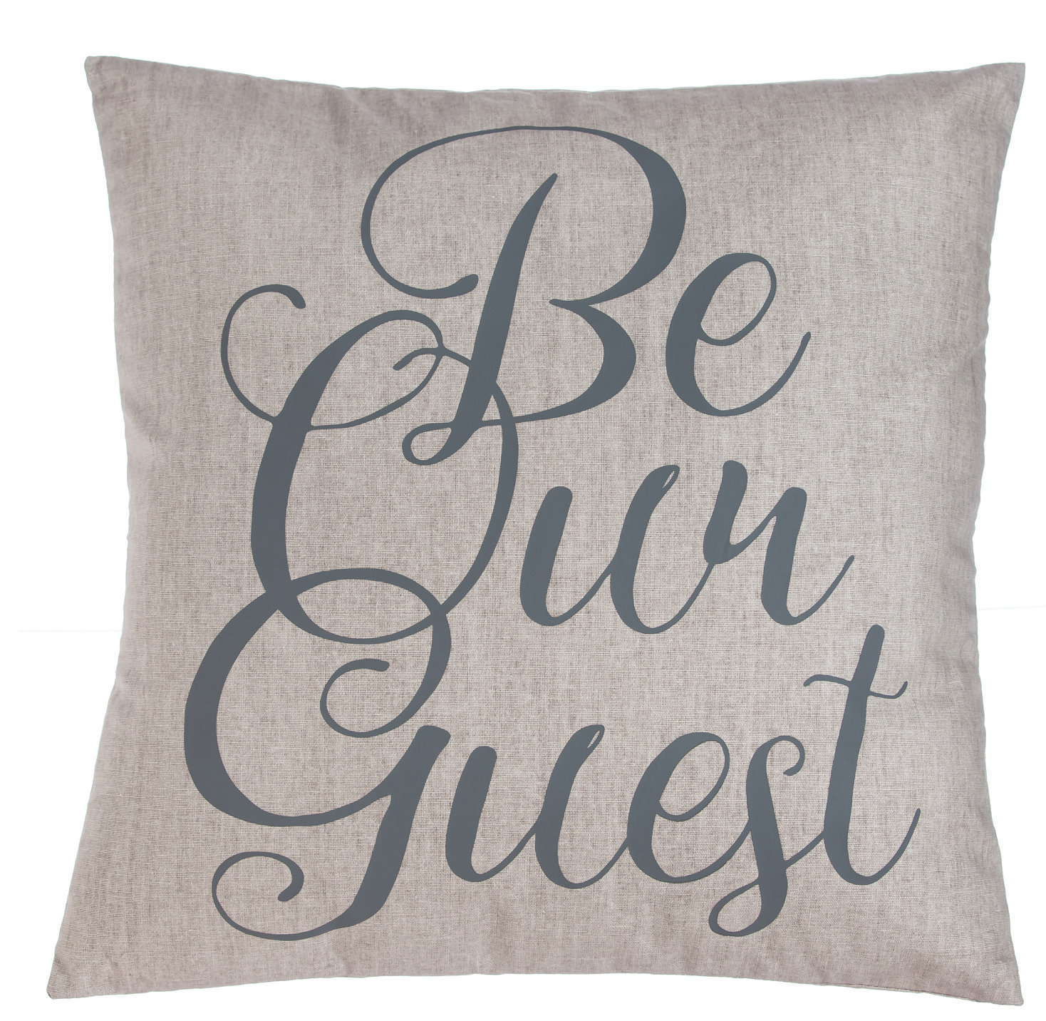Charlton Home® Hunterdon Be Our Guest Throw Pillow & Reviews Wayfair