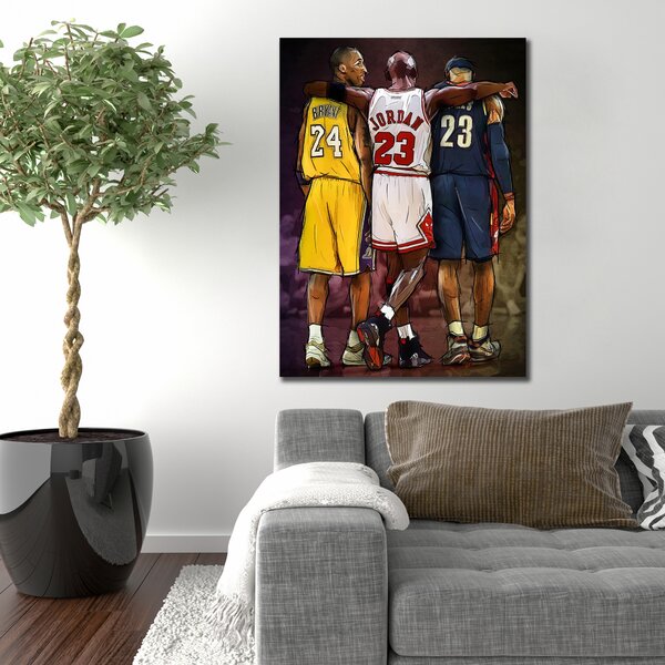 Kobe Bryant Canvas Art Poster Unframed Picture Wall Hangings Home Art Decor 