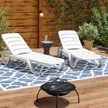 Arlmont Co Karenda Outdoor Chaise Lounge Reviews Wayfair