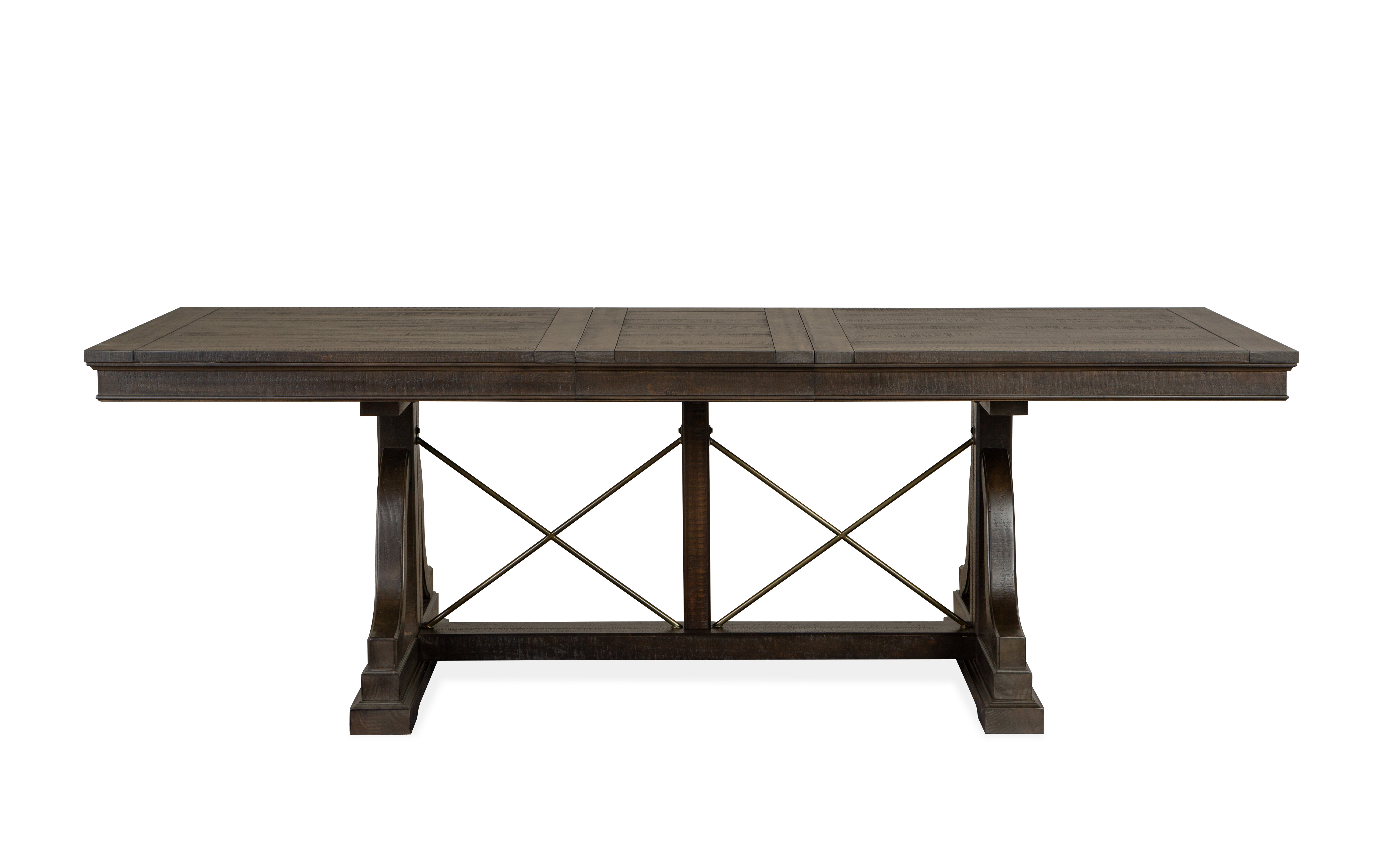 Magnussen Westley Falls Extendable Pine Solid Wood Trestle Dining Table