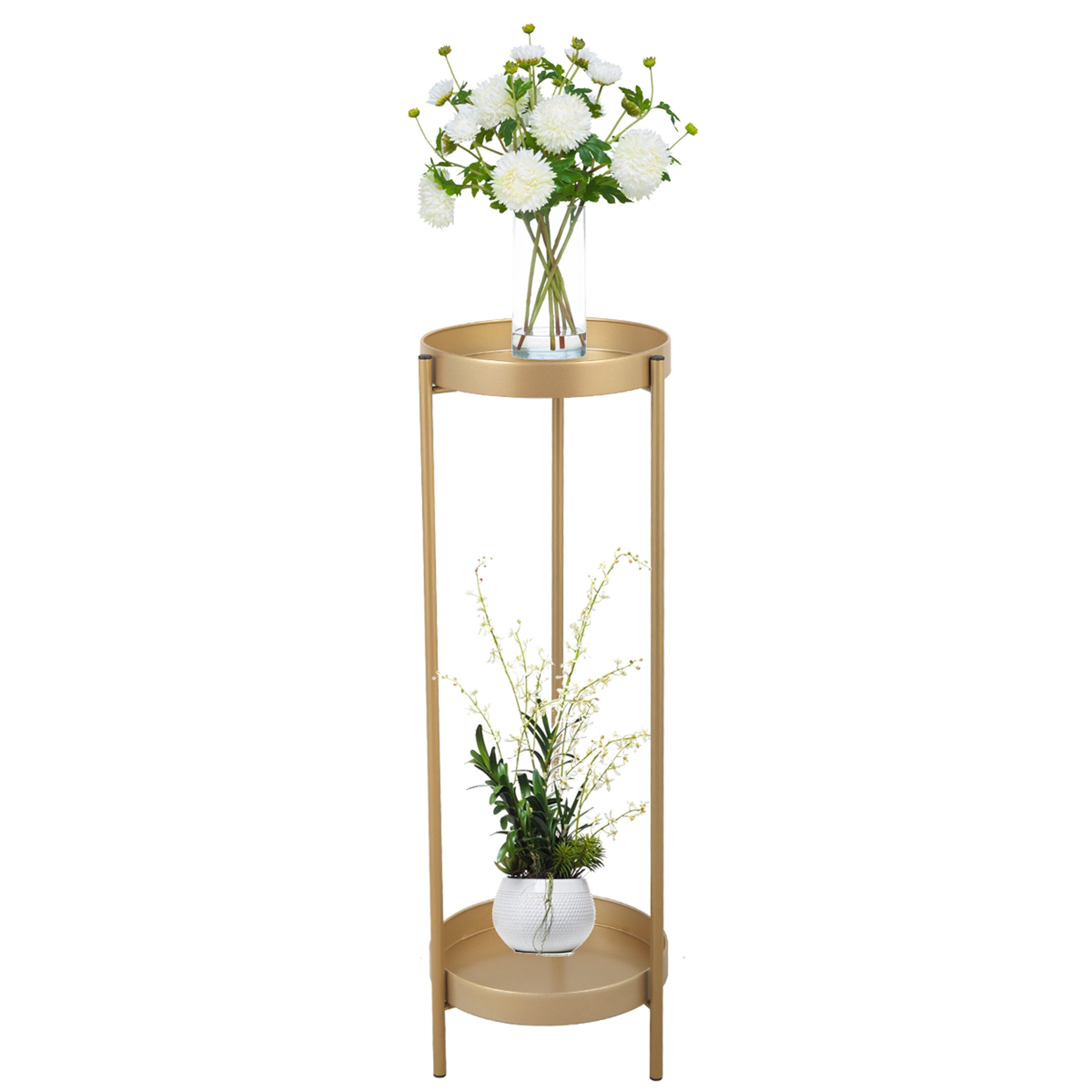 Everly Quinn Metal Plant Stand Wayfair