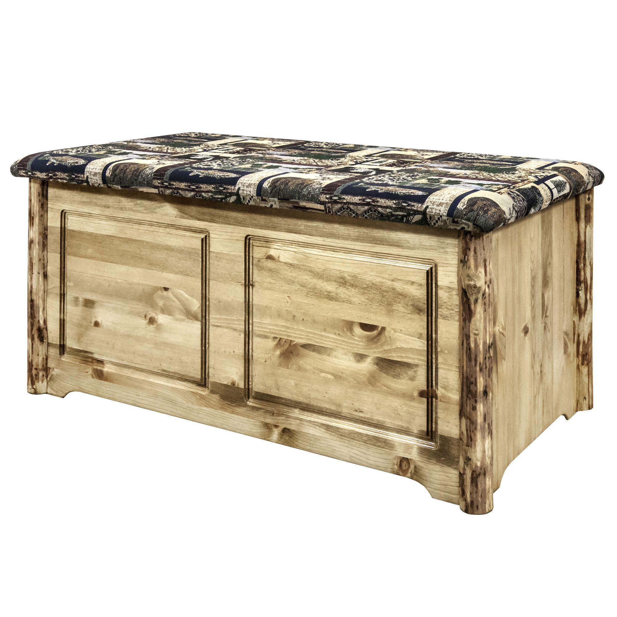 Loon Peak® Abella Solid Wood Flip Top Storage Bench Wayfair