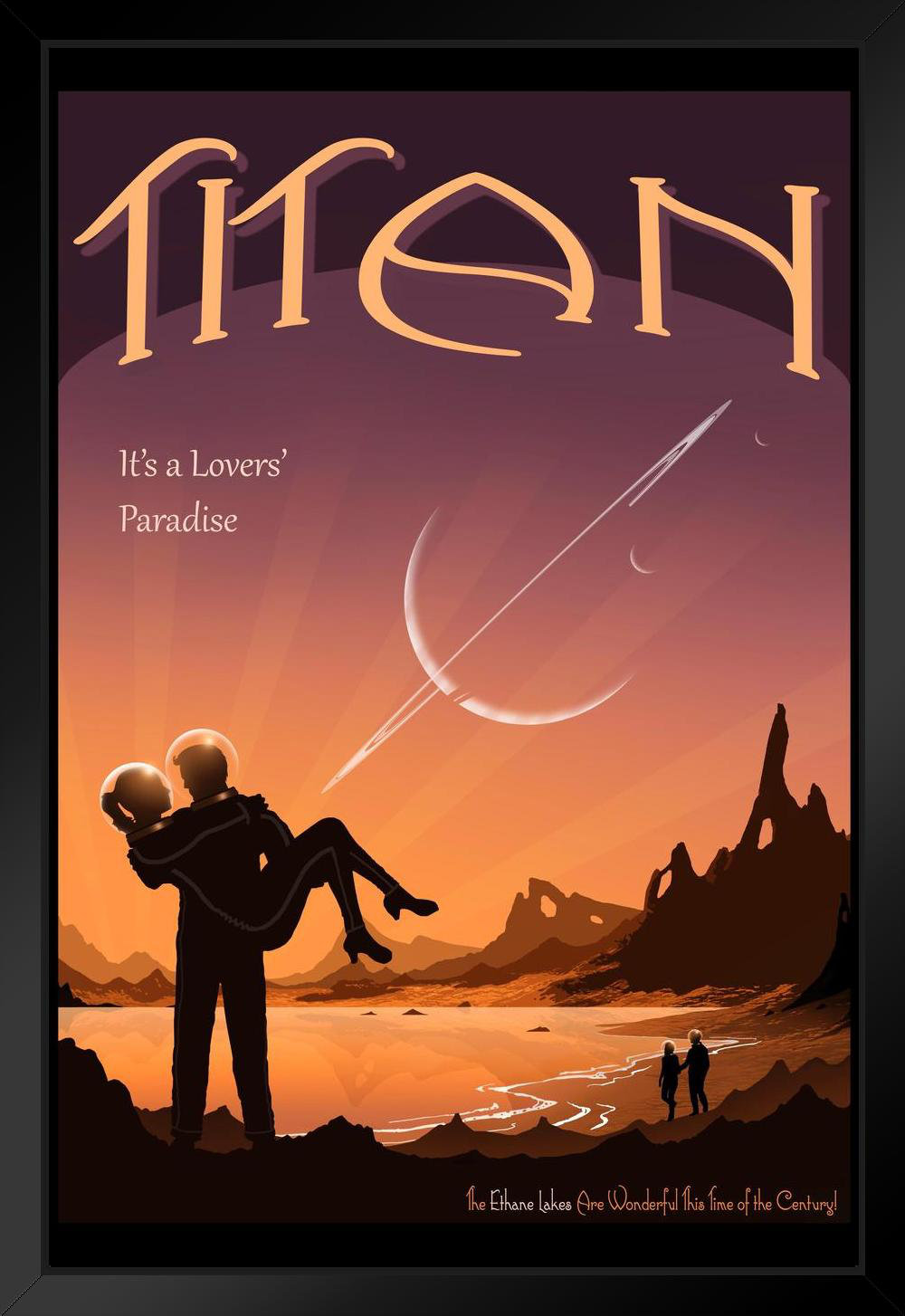 Trinx Titan A Lovers Paradise Futuristic Science Fantasy Travel Black