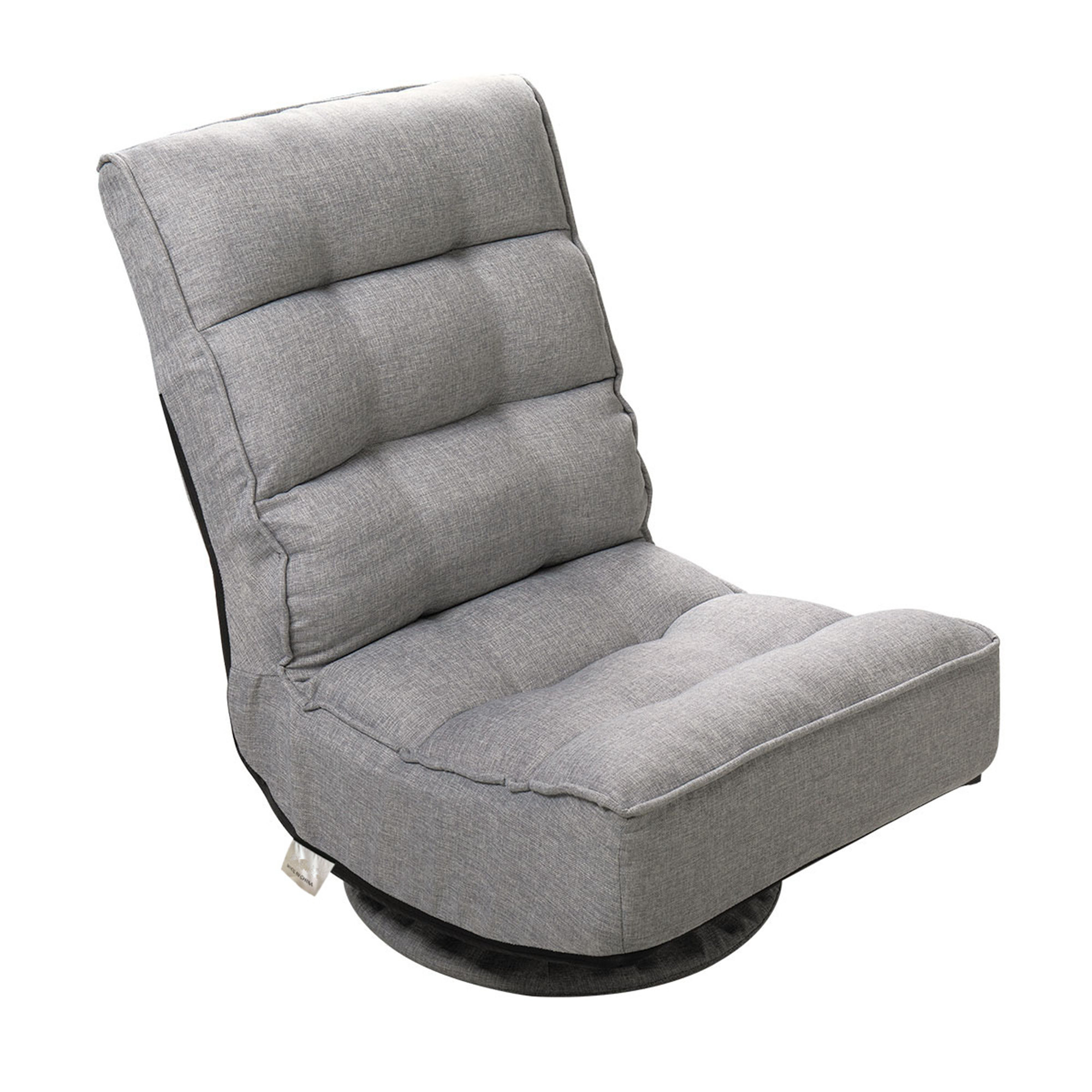 Trule Reclining Ergonomic Swiveling Floor Game Chair in Gray Wayfair