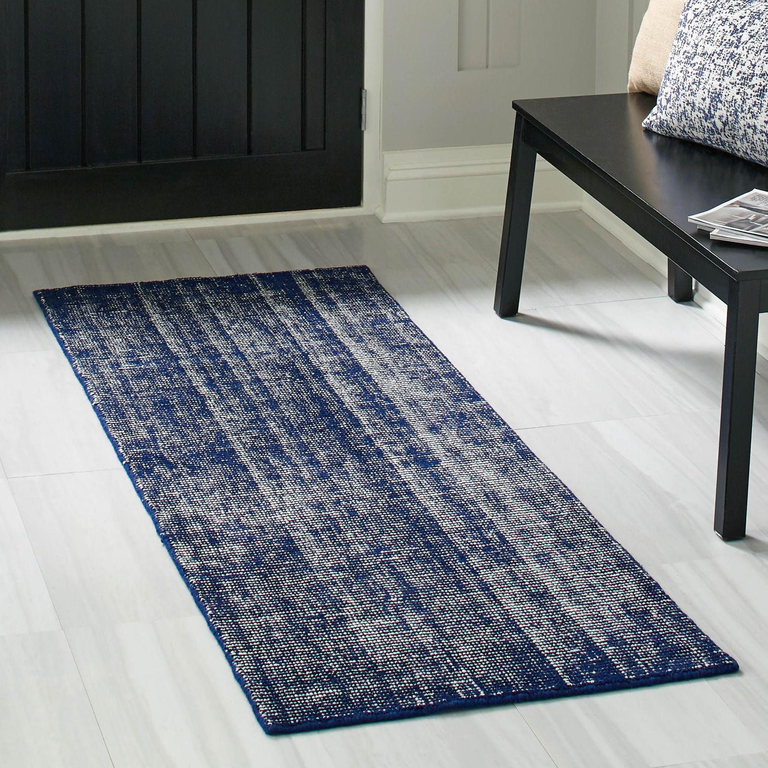 Jill Zarin Handmade Hand-Knotted Wool Blueberry Rug & Reviews | Wayfair