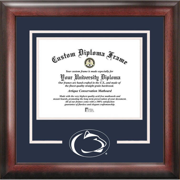 Campus Images NCAA Penn State Nittany Lions Spirit Diploma Frame 