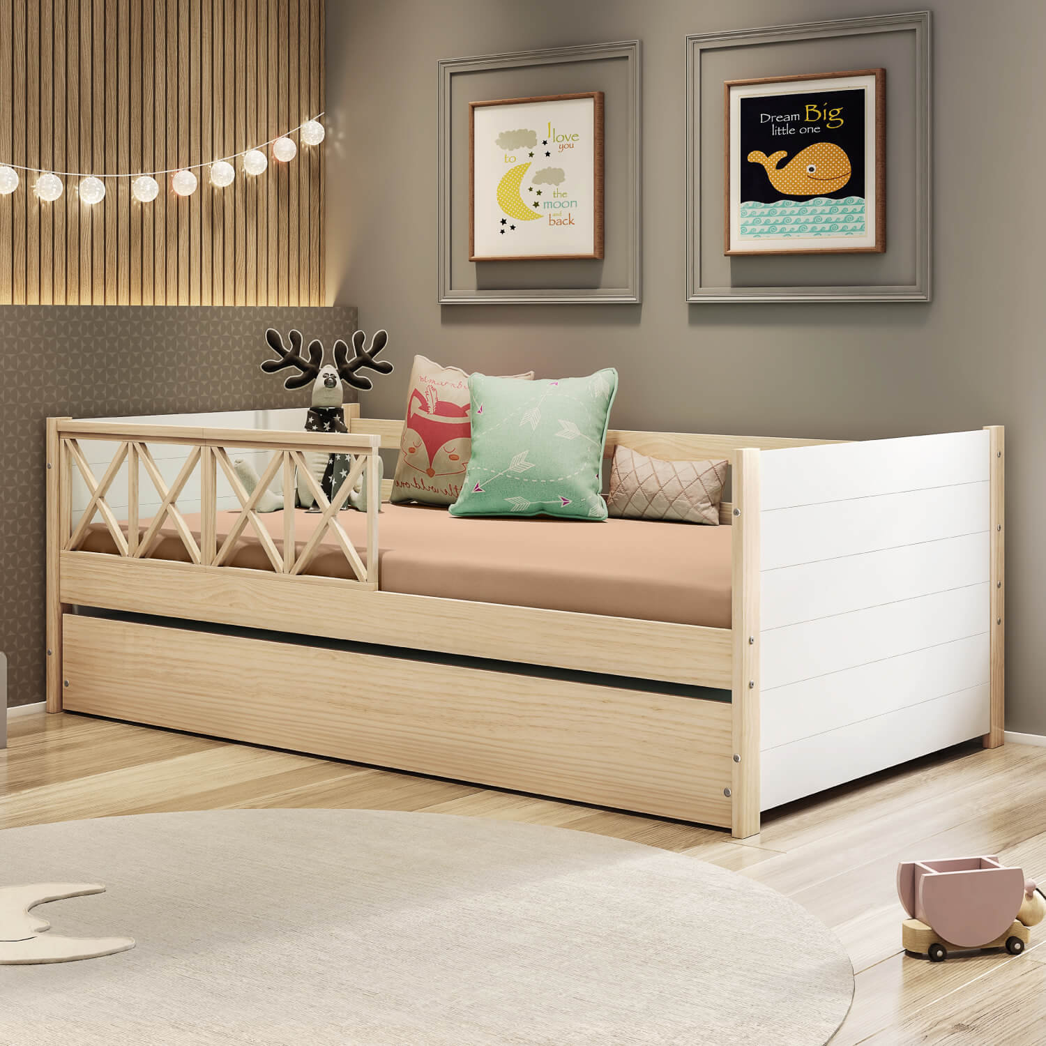 Harper Orchard Kardos Twin Daybed with Trundle by Harper Orchard Wayfair