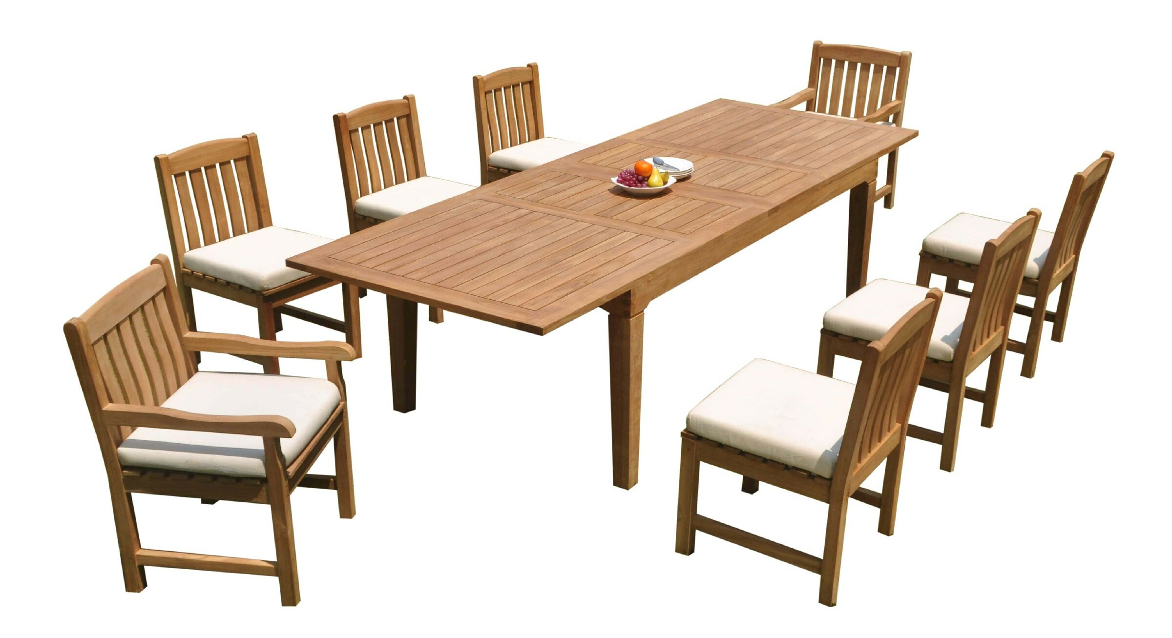 santa cruz 8 piece dining set