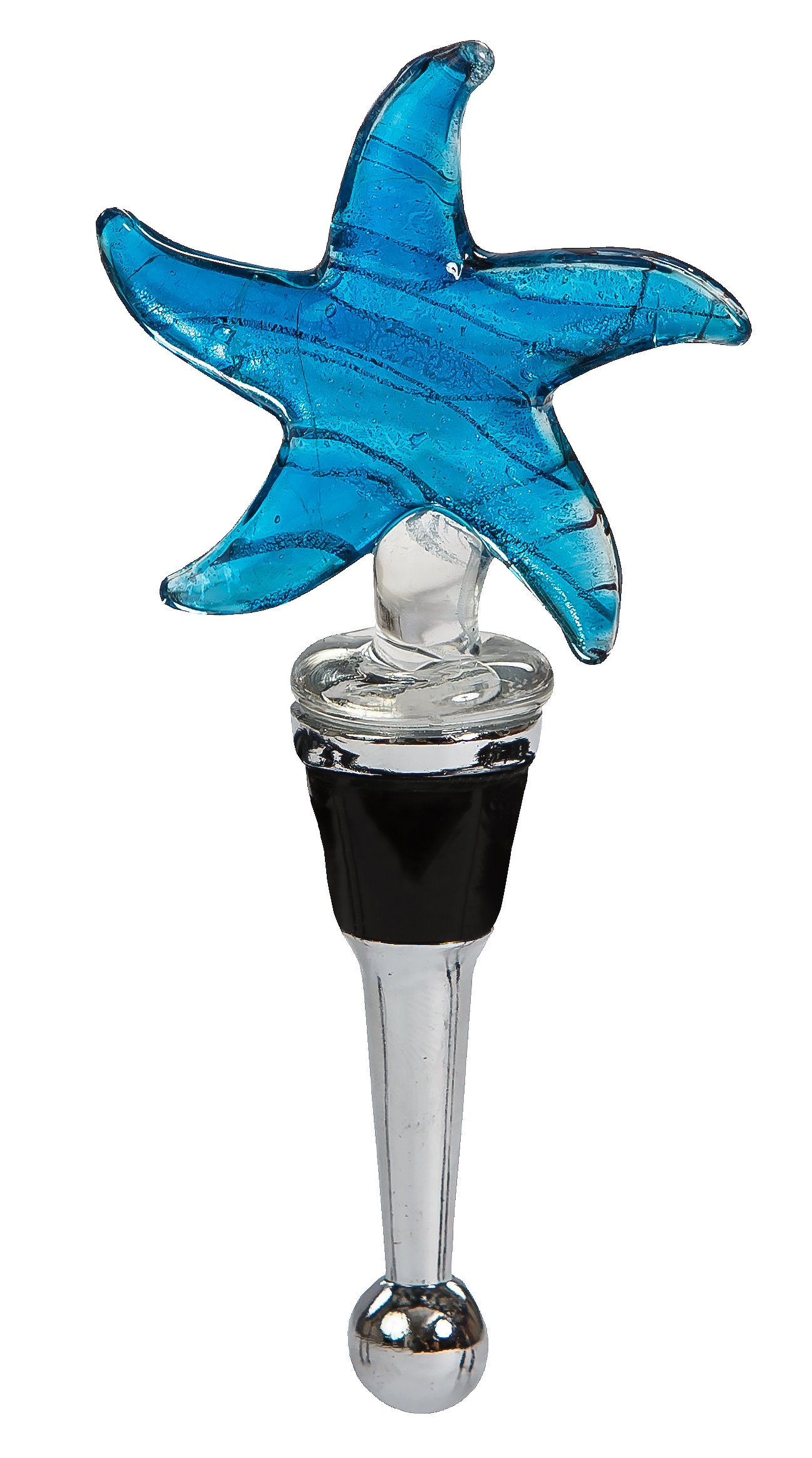 Highland Dunes Encline Glass Starfish Bottle Stopper Wayfair
