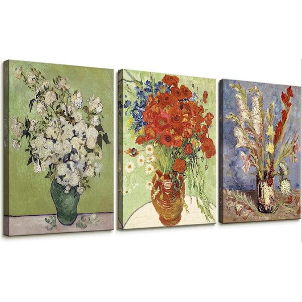 Red Barrel Studio® 3 Piece Wrapped Canvas Painting Set | Wayfair