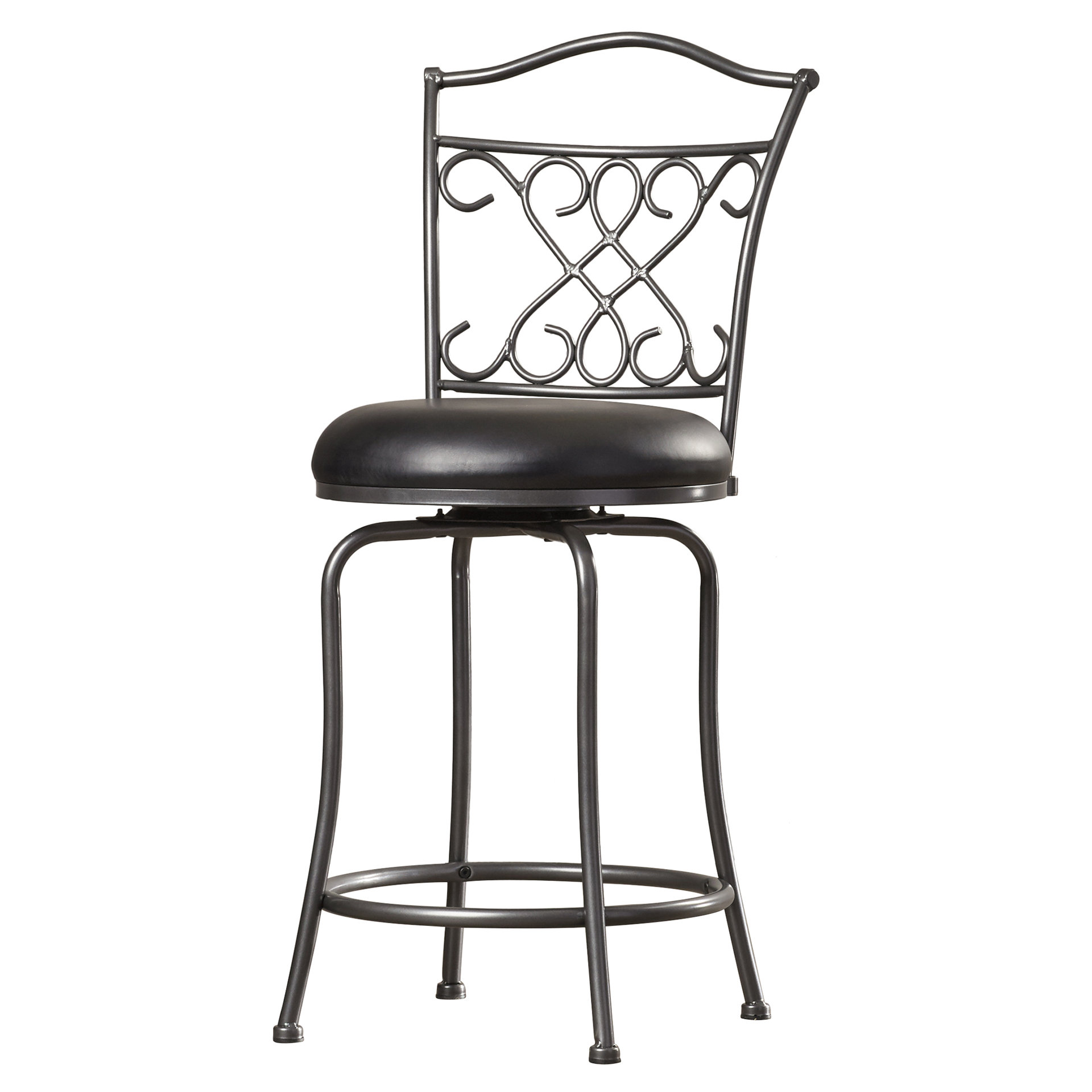Fleur De Lis Living Apatow Swivel 24" Counter Stool & Reviews Wayfair
