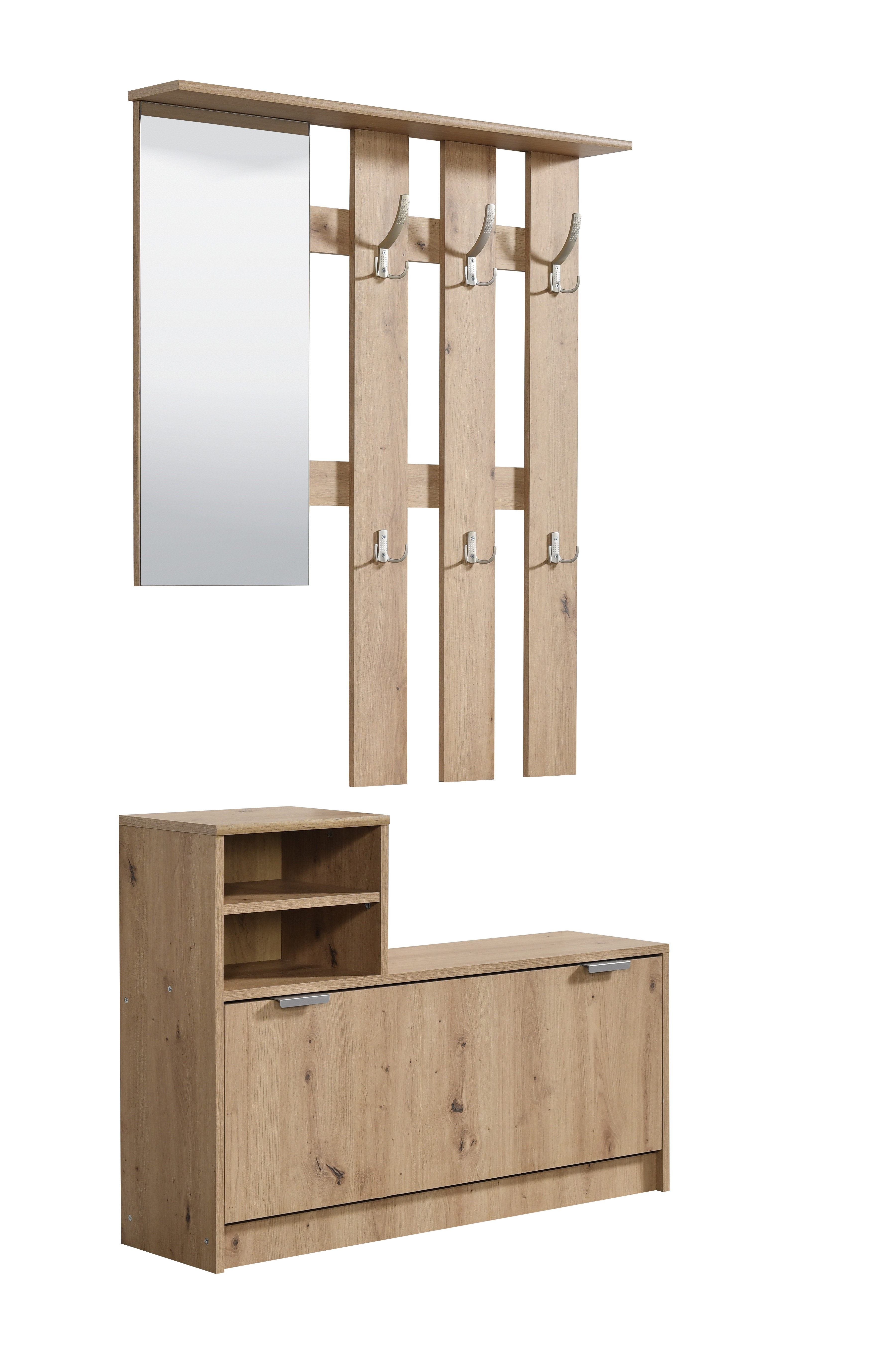 Ebern Designs Javid Hall Tree with Bench and Shoe Storage Wayfair.co.uk