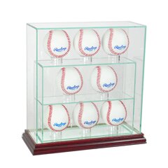 Perfect Cases Single Baseball Display Case with Sport Moulding 