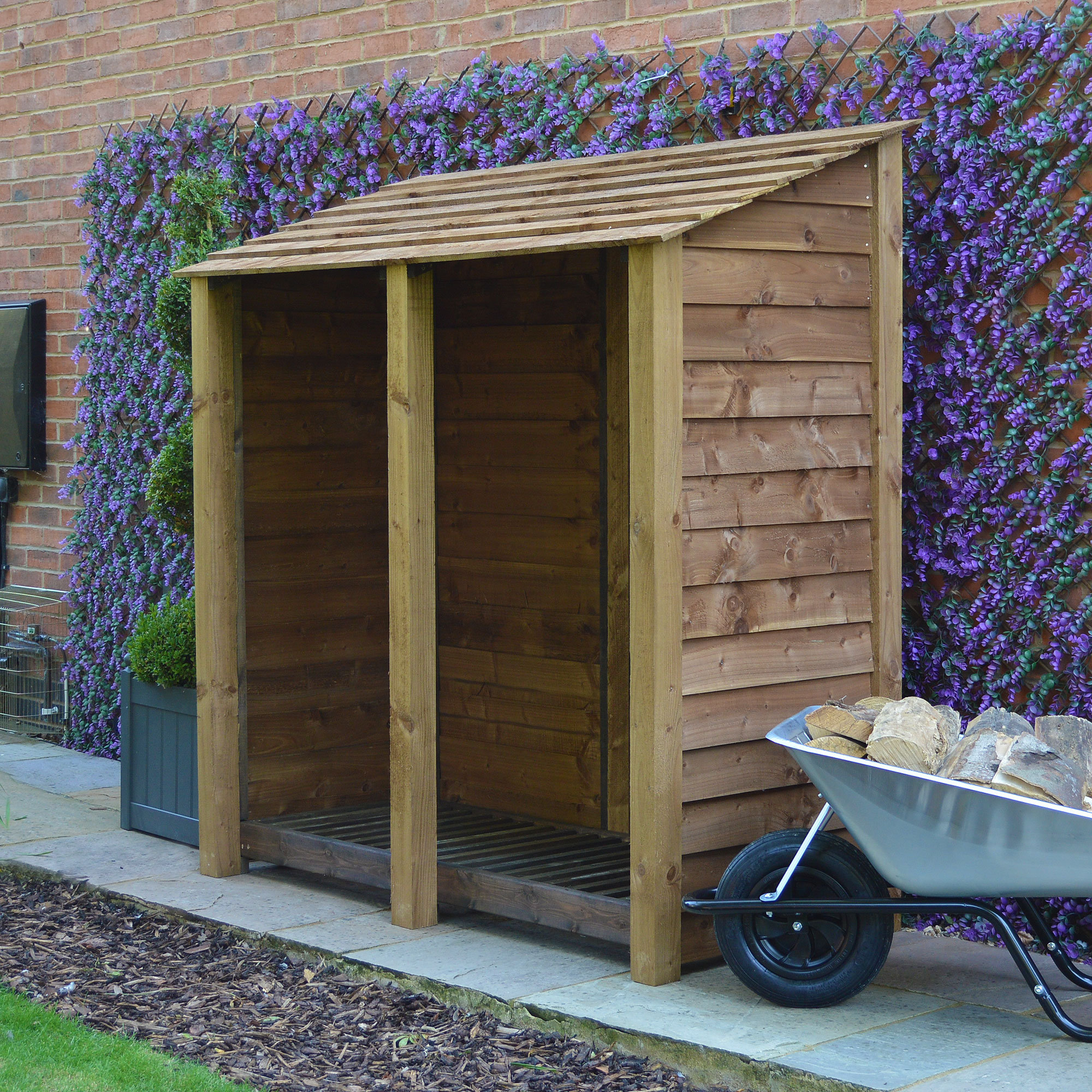 Fernleaf Cooper 180Cm W x 80Cm D Solid Wood Log Store & Reviews